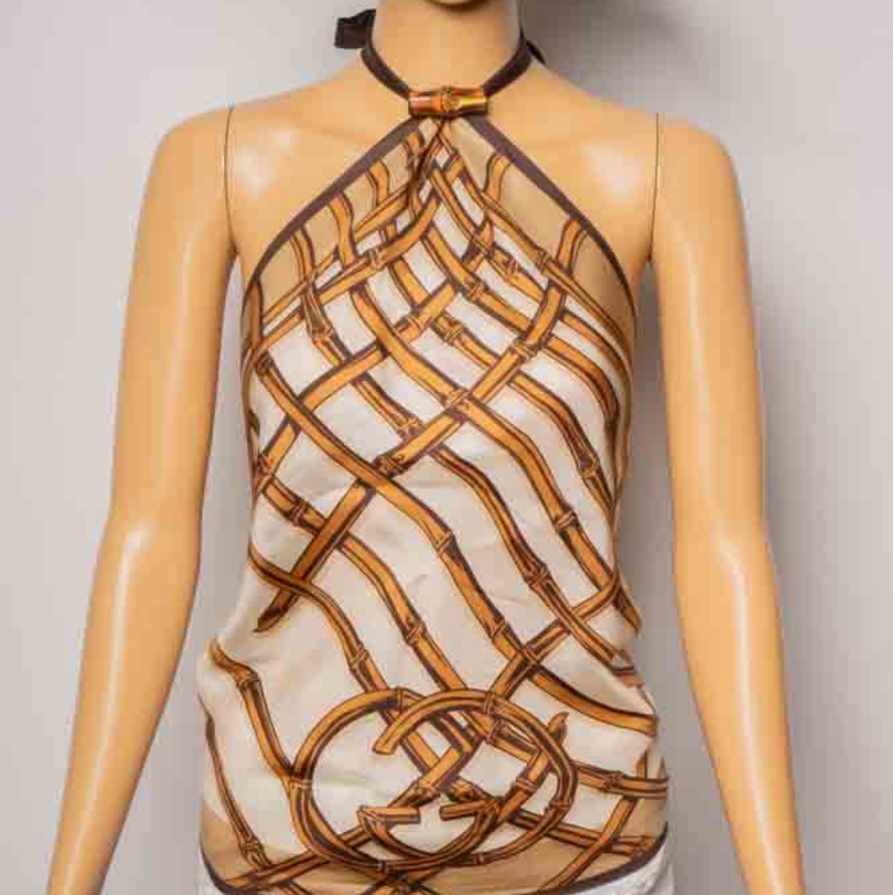 Beautiful Vintage Gucci Hankerchief Top